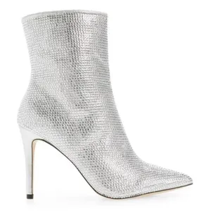 BP Ankle Booties Size 8.5 Athenna Crystal Pointed Toe High‎ Heel Boots thumbnail 1