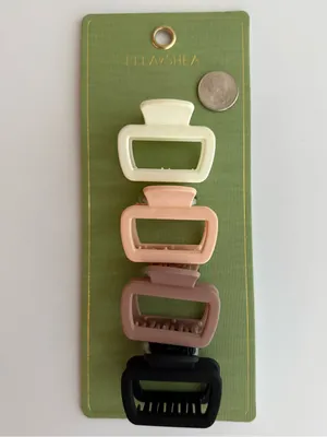 Neutral nwt Hair Claw Clips thumbnail 3