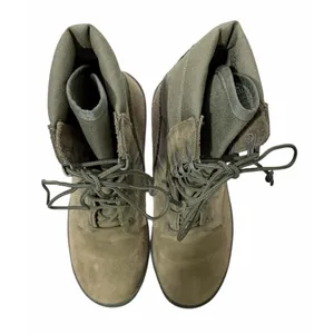 UFCW‎ Mondo Green Leather Suede Vibram Sole Military Combat Boots Men's Size 5 R thumbnail 5