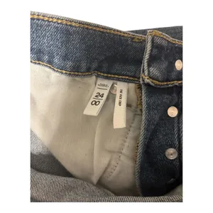 LOFT Jeans The Kick Crop Jeans Size 24/00 High Rise Cropped Flare Denim Raw Hem thumbnail 3