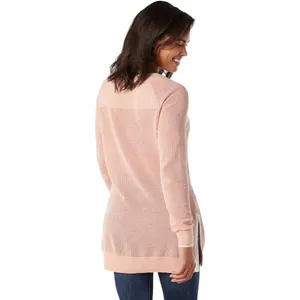Smart Wool Everyday Exploration Pink Tunic Merino Wool Sweater Sz M thumbnail 8