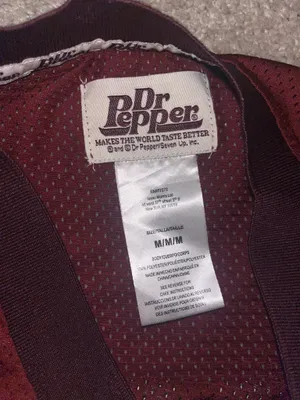 Dr. pepper Jersey Red Size M thumbnail 2