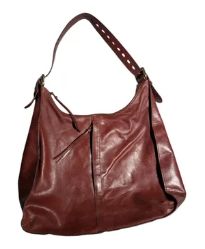 Hobo International Marley Logan Berry Leather Top Zip Classic Shoulder Bag thumbnail 1