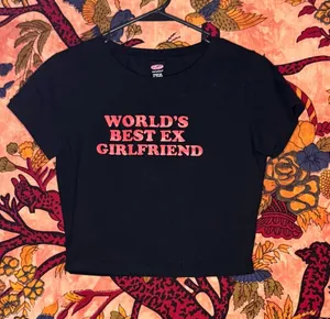 Worlds Best Ex-Girlfriend Baby Tee thumbnail 1