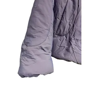 Lululemon Hooded Insulated Wrap Jacket Heathered Light Orbit Women's Size 8‎ thumbnail 6