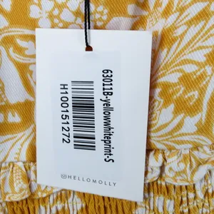 Hello Molly On The Moon Yellow White Floral Spaghetti Strap Mini Dress Small thumbnail 8
