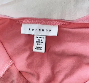 Topshop Pink  Cropped Tank thumbnail 3