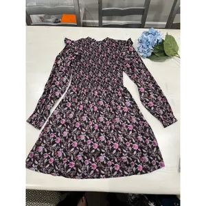 NWOT GAP XS Smocked Ruffle Sleeve Mini Dress‎ thumbnail 2