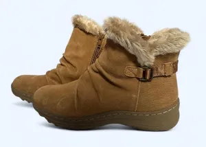 Baretraps Avita Ankle Boots in Whiskey Size 6.5, Bootie, Buckled Strap Accent thumbnail 1