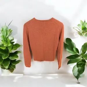 Grace Cashmere Women's Brown Sweatshirt 100% puré cashmere thumbnail 2