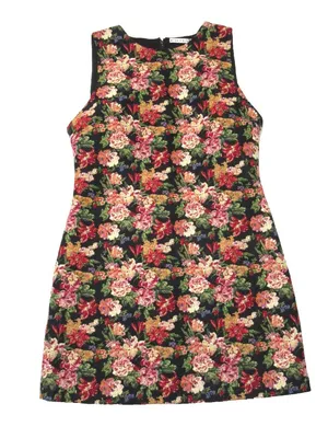 NWT Alice + Olivia Coley in Floral Jacquard Tapestry Slim Mini Dress 14 thumbnail 6