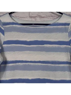 LOFT Women's Large Striped Cotton Shirt thumbnail 2