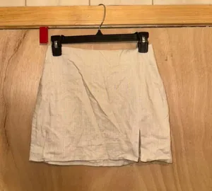 Lulus Linen Skirt thumbnail 2