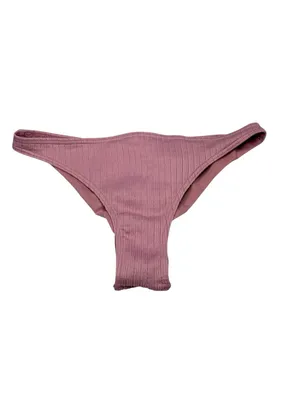 new Roxy ☀︎︎ Stay Golden Textured Ruched Mini Bikini Bottom ☀︎︎Lilac Pink ☀︎︎ S thumbnail 8