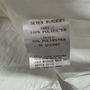 Seven Wonders Revolve Aidana Maxi Dress White Sz Large Beach Minimalist Pockets thumbnail 8
