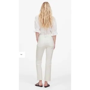 Madewell Jeans Womens Size‎ 26 White Mid Rise Kick Out Crop Denim NI961 thumbnail 4