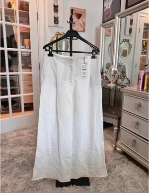 Zara Line Blend wide leg pants thumbnail 3