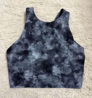 Athleta Marble / Tye-Die Cropped Tank Top thumbnail 1