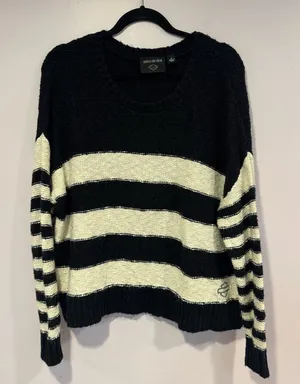 Black and white stripe‎ Harley Davidson sweater thumbnail 1