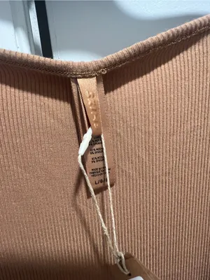 NWT SKIMS Soft Lounge Scoop Neck Maxi Dress - Camel thumbnail 11