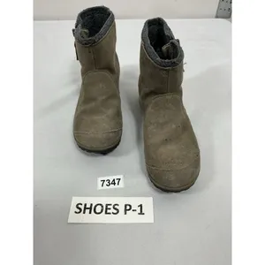 Womans Sorel Water Proof Ankle Boots 8.5 Taupe Side Zip Low Heel thumbnail 3