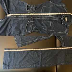 Rag & Bone Willow Denim Wide Leg Jumpsuit One Piece‎ Indigo Size 23 NWT thumbnail 14