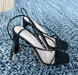 Amazon Black strappy kitten heels thumbnail 1
