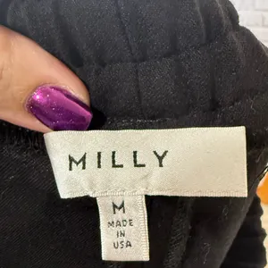 Milly Black Sequin women’s pants size medium thumbnail 13