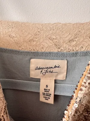 Abercrombie Y2K Rare Beaded Tank Top thumbnail 5