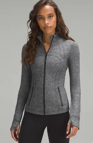 Lululemon Define Jacket Heathered Black 6 thumbnail 1
