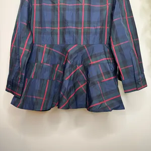 NWT Tuckernuck Pomander Place Fraser Plaid Ashlen Tartan Blouse size M Medium thumbnail 8