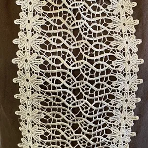 Carol Little Brown Linen & Lace Vintage Women's Dress Sz-8 thumbnail 4