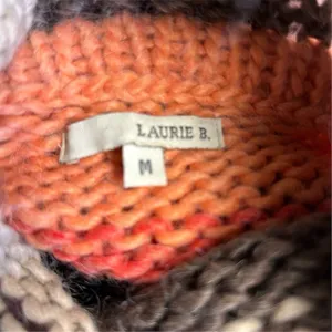 Anthropologie Laurie‎ B. Stripe Women's Mohair Wool Blend Striped Sweater Size M thumbnail 9