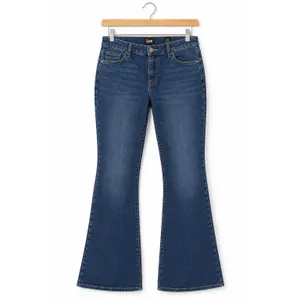 Lee Legendary Womens Flare Jeans Size 18M Inner Strength Blue Stretch 33 Inseam thumbnail 6