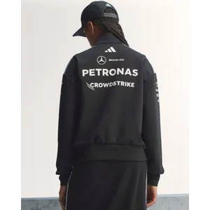 NEW Adidas Mercedes AMG Petronas Formula 1 Team Engineers Quarter Zip sweatshirt thumbnail 2