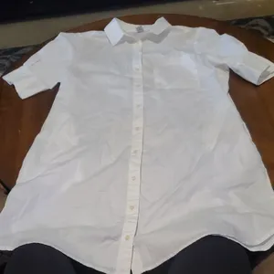 Old Navy White Shirt Dress thumbnail 1