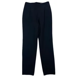 Cherchez La Femme Womens Pants Size 8 Wool‎ Black High Rise Straight Leg thumbnail 2