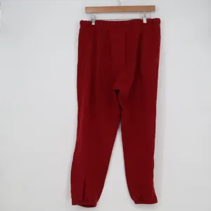 Colsie Womens Red Jogger Sweatpants Elastic Waist Drawstring Size L thumbnail 4