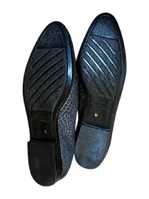 Amalfi Rangoni Leather Navy Oste Loafer Flats Shoe Size 6.5 NWOB thumbnail 6