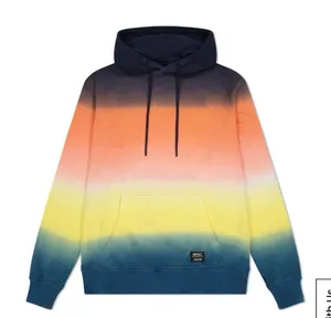 WeSC 90's Mike Diagonal Tie-Dye Hoodie, Men’s L/Women’s XL thumbnail 1