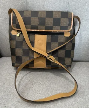 Vintage FENDI Bag Checkered Original Design Crossbody Luxury thumbnail 1