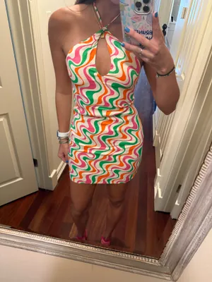 ZARA Colorful Dress Mini thumbnail 4