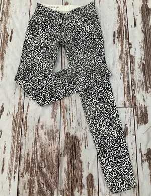 Ann‎ Taylor Modern Fit Leopard Print Light Jeans thumbnail 1