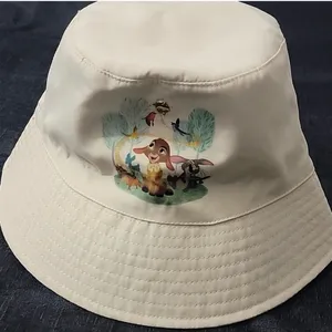 Disney Beige Bucket Adult Hat with Animal Print thumbnail 3