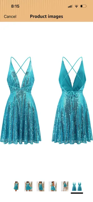 Vivimos amazon sequin dress thumbnail 3