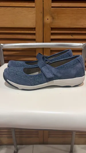 Dansko Hennie Blue Suede Mary Jane Comfort Shoes 37 US 6.5 thumbnail 7