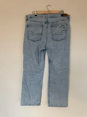 American Eagle Super High-Rise Ankle Straight Jeans thumbnail 2