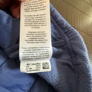 Columbia Womens Blue Quilted Fleece Mix Puffer Vest Small Full Zip Mock Neck thumbnail 8