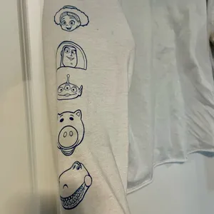 Disney Toy Story Cropped Long Sleeve Shirt With Characters Size L thumbnail 5
