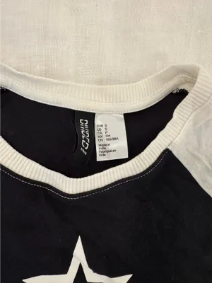 Hennes & Mauritz Crop cap sleeve tshirt thumbnail 2